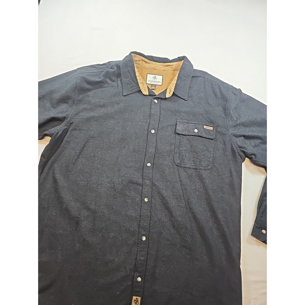 Legendary Whitetails Mens 3XT Button Up Shirt Black